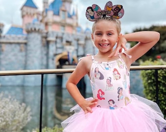 Tutú de princesas, Tutú de princesa, Vestido de princesas, Tutú de tul, Tutú de princesa Disney, Tutú Disney,
