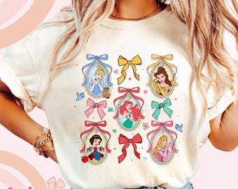 Camiseta de princesas, camiseta de Disney, camiseta de Disney para niños, atuendo de Disney, camiseta para bebés, camiseta para adultos, camiseta de Disney para bebés