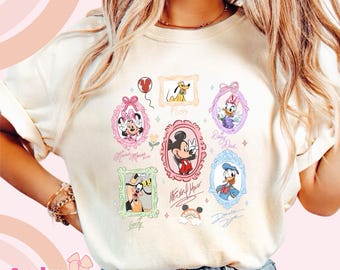 Camiseta de Mickey y Minnie Mouse, camiseta de Disney, camiseta de Disney para niños, conjunto de Disney, camiseta para bebés, camiseta para adultos, camiseta de Disney para bebés