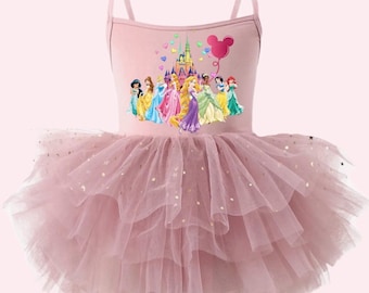 Disney tutu, castle dress, Princesses tutu, birthday tutu, Disney Princess tutu, disney tutu