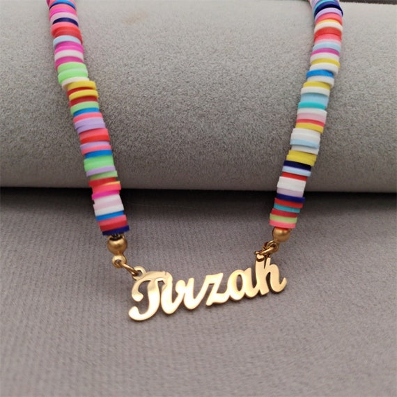 Name Necklace for Girls Little Girl Name Necklace Name Jewelry for