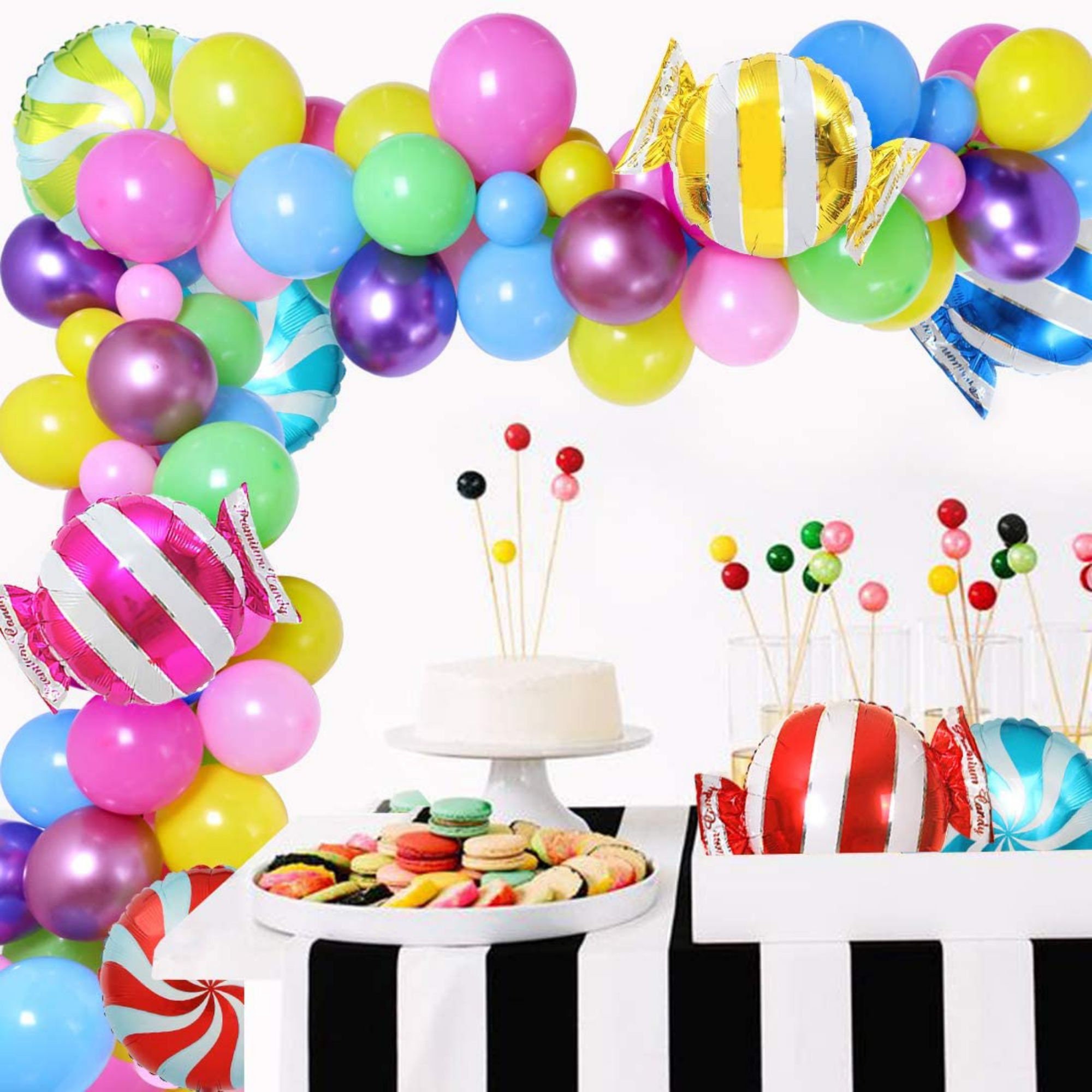 109PCS Candy Balloon Garland Arch kit Candyland Party Etsy