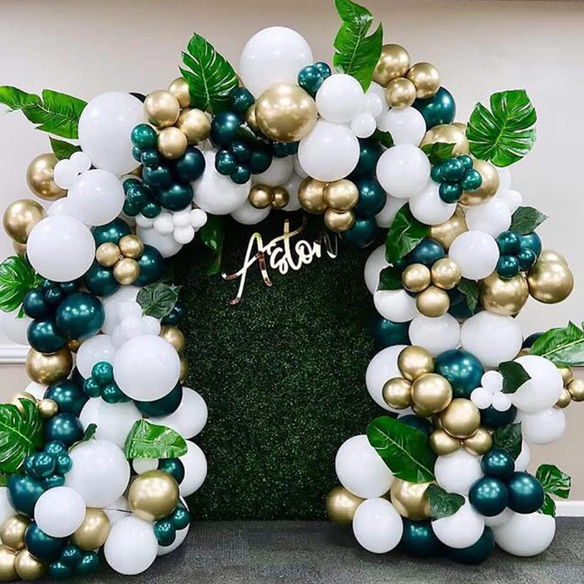 138PCS Metallic Teal Balloon Garland Arch kit Dark Teal Blue Etsy