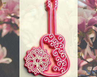Download 3d Svg Guitar Etsy