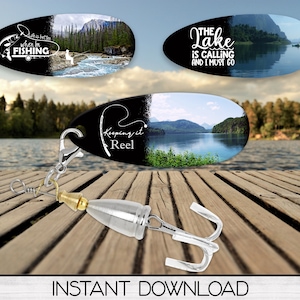 Fishing Lure PNG for Sublimation, Sublimation Design Bundle, Digital Download