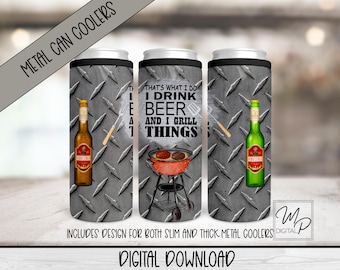 Design PNG para sublimação de cooler de metal para churrasqueira (download digital)