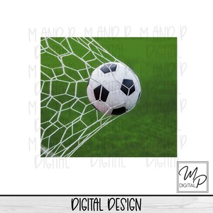 Soccer 20 oz Skinny Tumbler Sublimation Design, Instant Digital Download PNG Straight and Tapered Tumbler Wrap PNG image 2