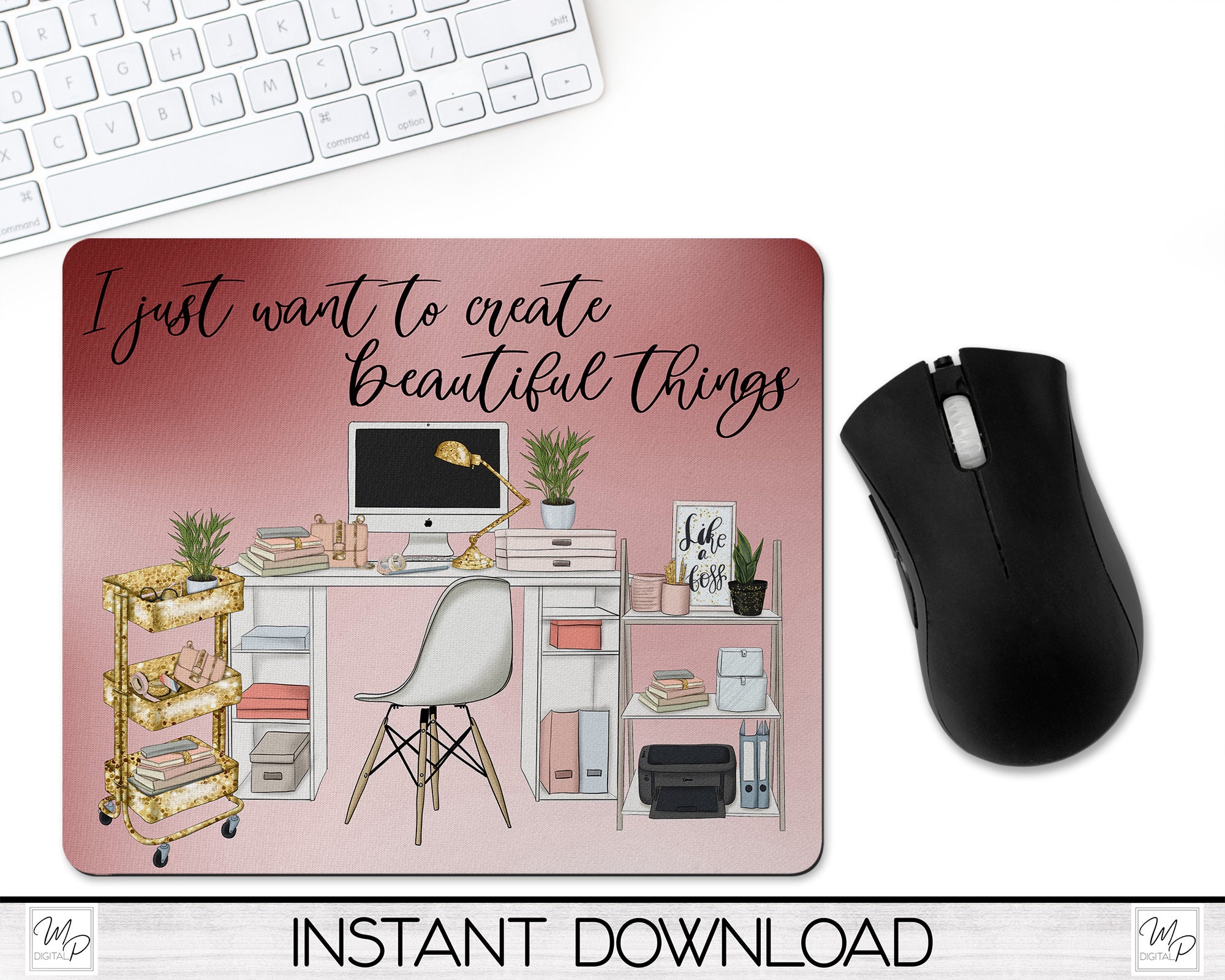 Crafter Mouse Pad PNG for Sublimation Digital Download Etsy Canada