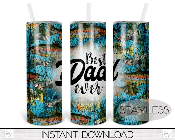 Fishing Gifts for Men 20 Oz Tumbler Wrap Graphic by MP Digital Art