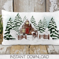 Cardinal Winter Clipart, Birch Tree Forest, JPG & PNG (digital Download ...