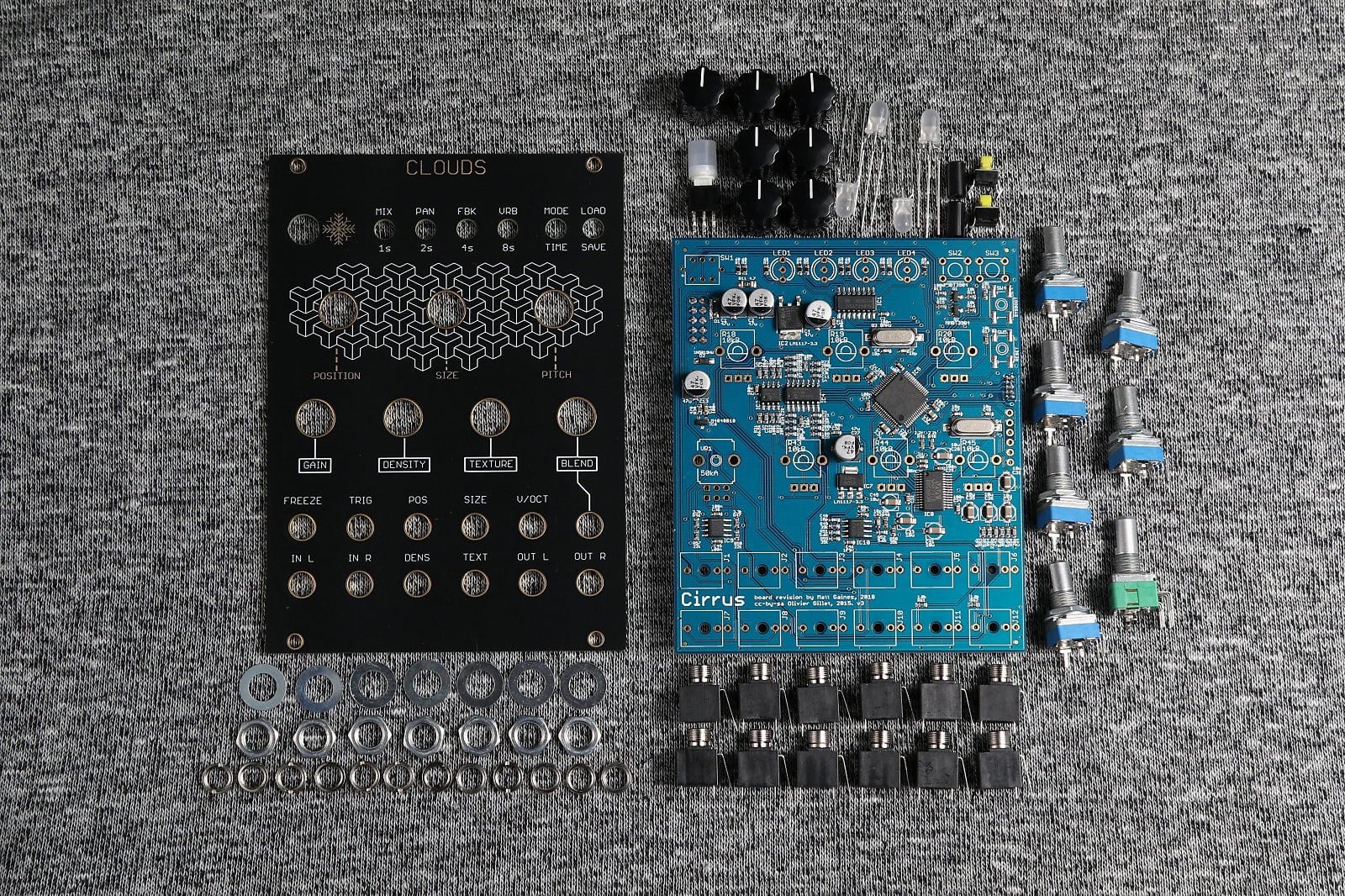 Mutable Instruments Clouds Eurorack Synthesizer DIY Kit PCB Etsy