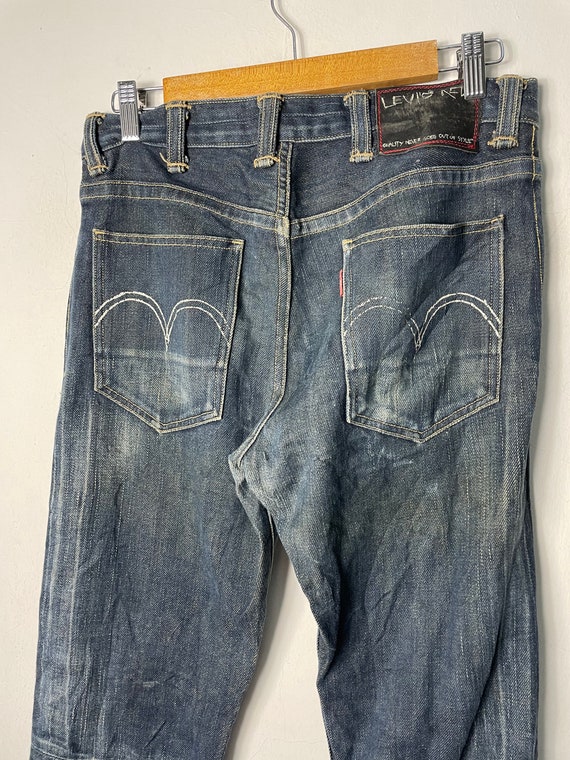 Vintage Levis single R Patchwork Style Jeans W32 - image 7