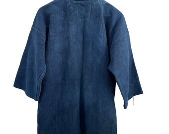 初売りセール Vintage Happi Aikido Gi Kendo Fabric Sashiko JAPAN INDIGO ファッション+美容