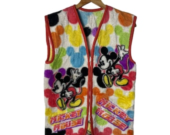 Vintage Mickey Mouse Fleece Vest