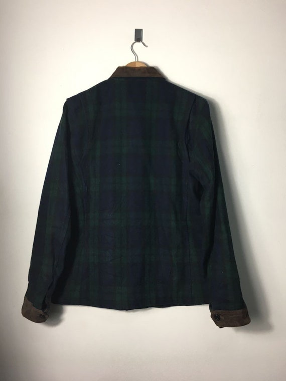 Rare Japan TK TAKEO KIKUCHI Mixpice Wool Jacket Tartan Style