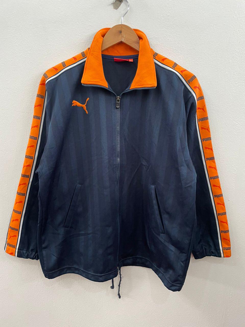 Vintage PUMA Big Logo Track Top Jacket 90s Sportswear Trainer Zip