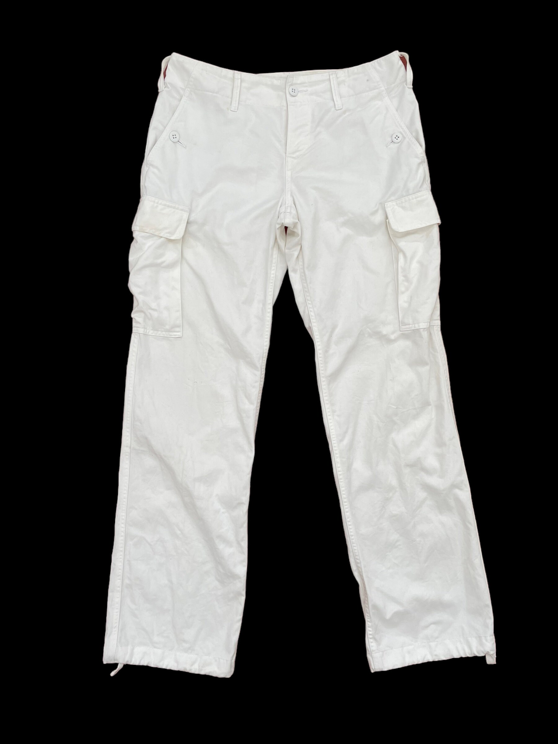 Polo Ralph Lauren White Cargo Utility Pants - Etsy