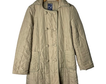 Vintage Japanese Brand Junko Shimada Puffer Coat Overcoat Double Collar PG42