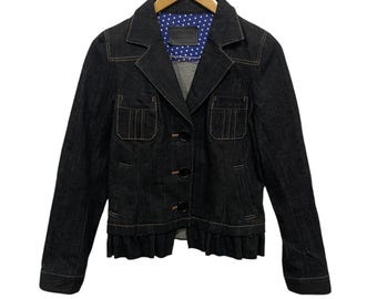 Vintage Sonia Rykiel Indigo Denim Jacket