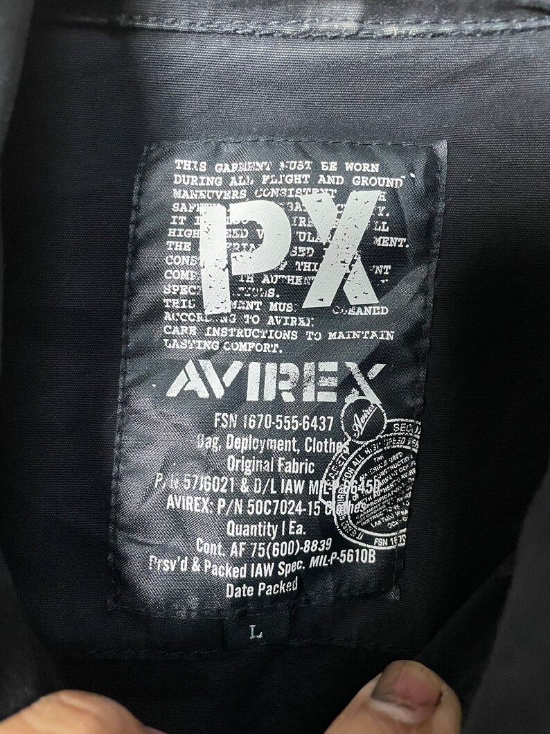 Vintage Avirex Militärjacka - Flerficksjacka bild 4