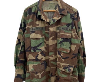 Vintage US Marines Unifor Military Jacket Hunting Field Jacket