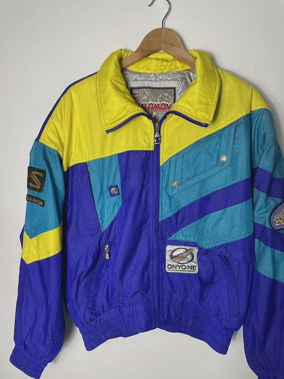 Vintage Salomon Ski Jacket Multicolor Winter Wear - Etsy