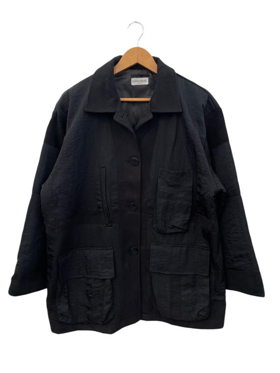 Vintage Japanese Koibito Misaki Japan Black Overcoat Jacket R8 - Etsy