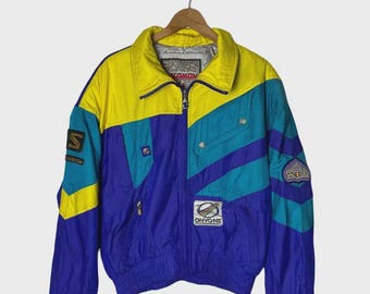 Vintage Salomon Ski Jacket Multicolor Winter Wear
