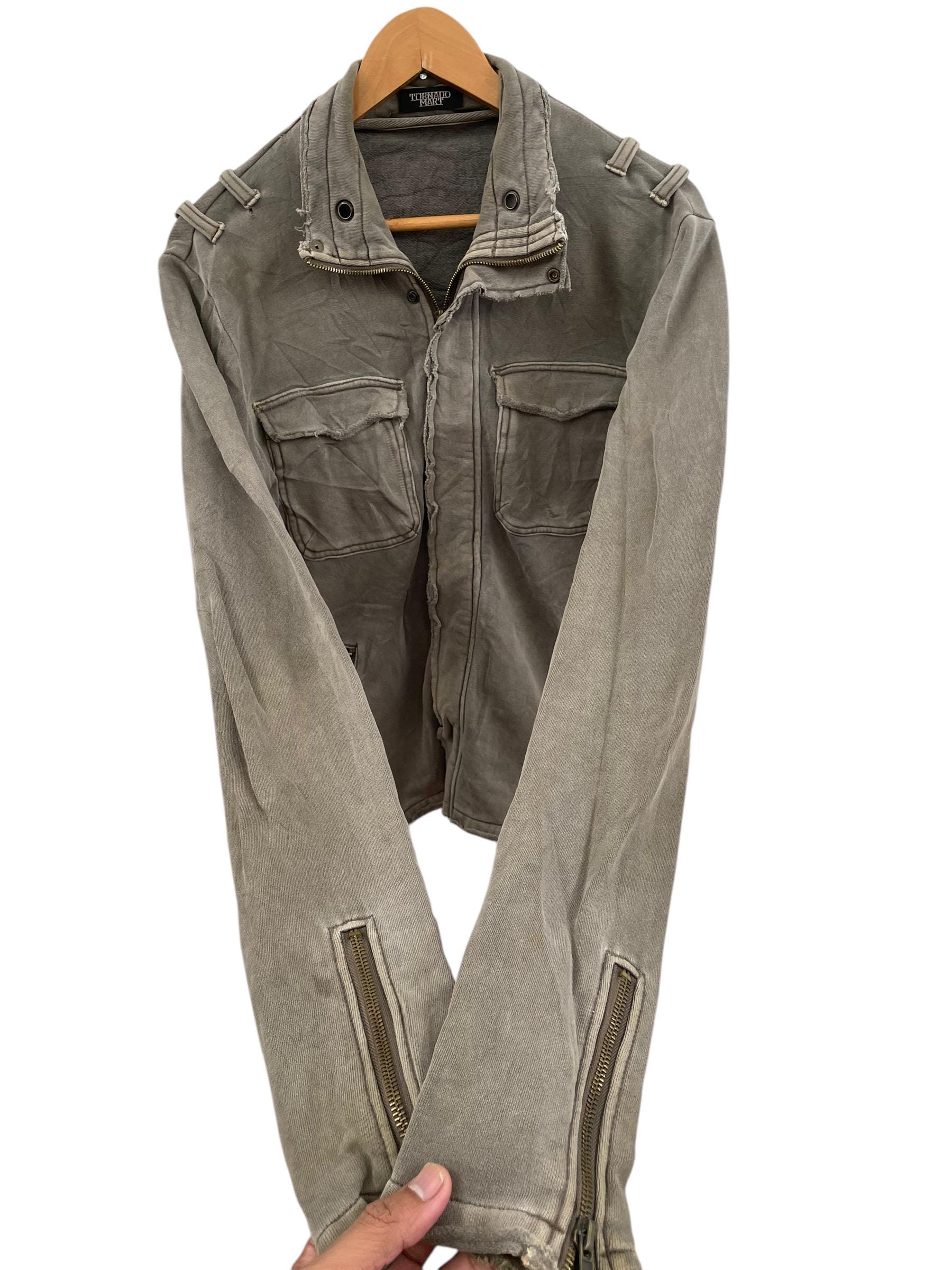 Tornado Mart Japan Brand Zipper Distressed Jacket Unisex Jacket - Etsy