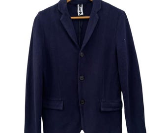 Bark-Italy Indigo Dyed Blazer Outerwear Mens Blazer sz xs