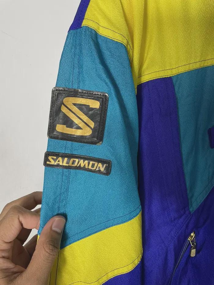 Vintage Salomon Ski Jacket Multicolor Winter Wear - Etsy