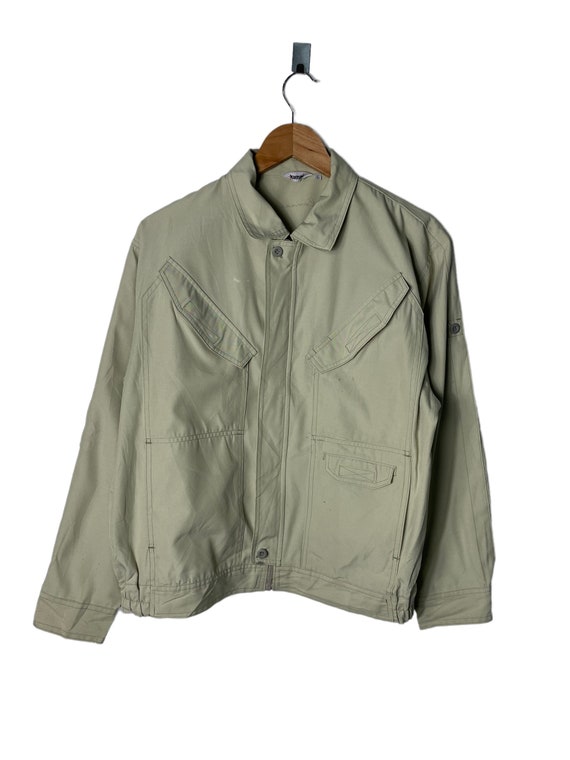 90's closed uomo ヴィンテージ　変形　コットンチャイナジャケット Sandinista コート ジャケット Vintage Chino Jacket Overdyed
