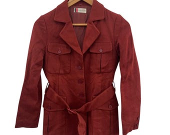 Vintage MaxMara Max Mara Doublr Collar Coat Trench Peacoat