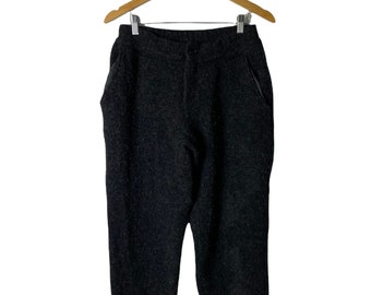 Beauty & Youth United Arrows Black Wool Jogger Pants Haram