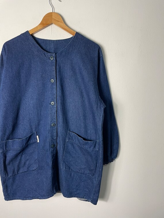 Vintage Japan Indigo Chore Jacket Womens Japan Haraju… Gem
