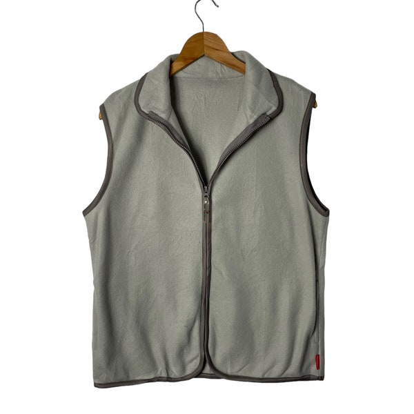 Vintage Valentino Izax Valentino Izac Valentino Fleece Zipper Vest