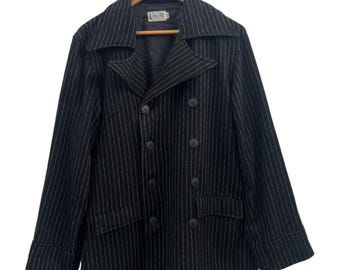 Vintage Phillys Towncraft Wabash Double Collar Wool Jacket Coat