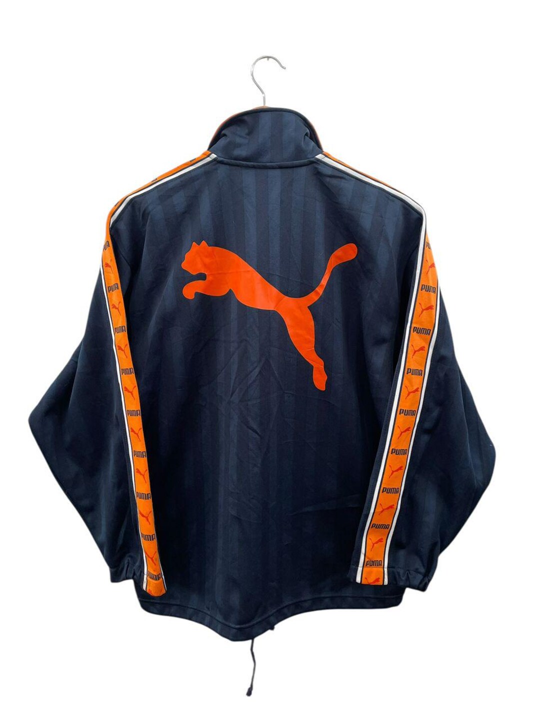 Vintage PUMA Big Logo Track Top Jacket 90s Sportswear Trainer Zip