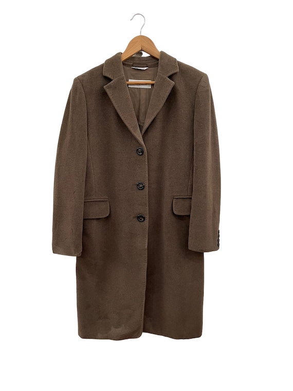 コート Max Mara Overcoat Max Mara Pure Wool Single Breasted Overcoat Coat GB 12 US 10