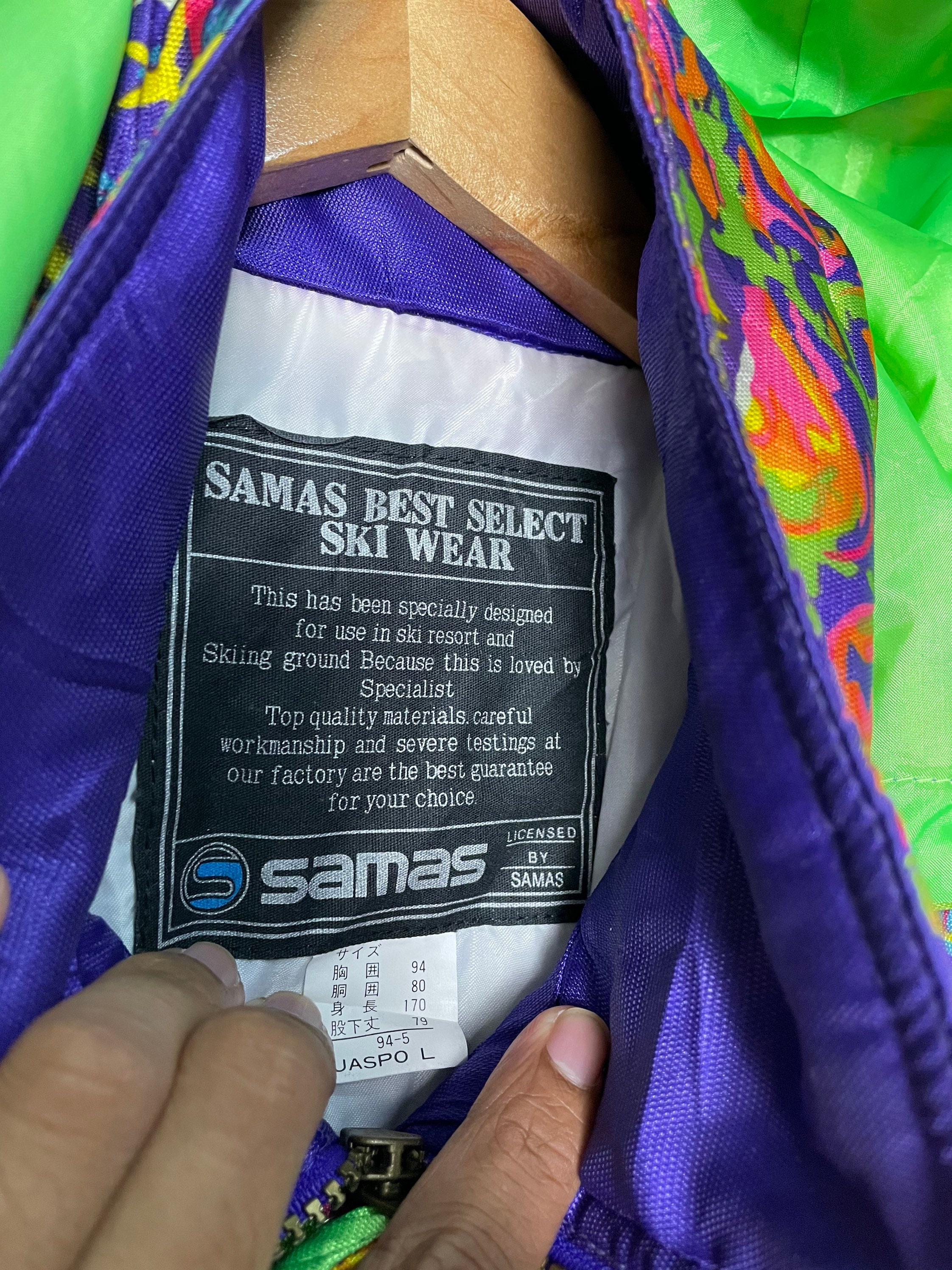 Samas Multicolor Ski Jacket Winter Wear 