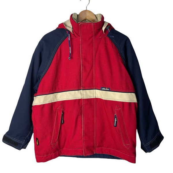 Ellese Ski Jacket Winter Wear Color Block Thinsulate