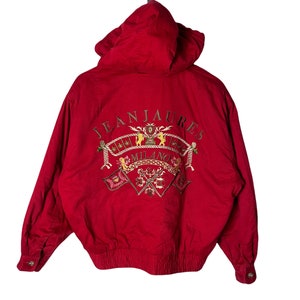 Vintage JeanJaures Jean Jaures Milano Embroidered Hoodie Jacket