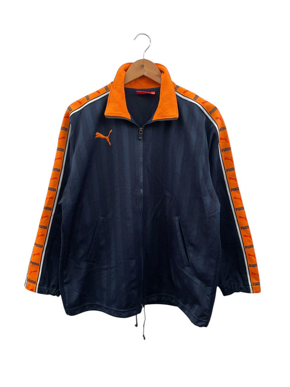 Vintage PUMA Big Logo Track Top Jacket 90s Sportswear Trainer Zip