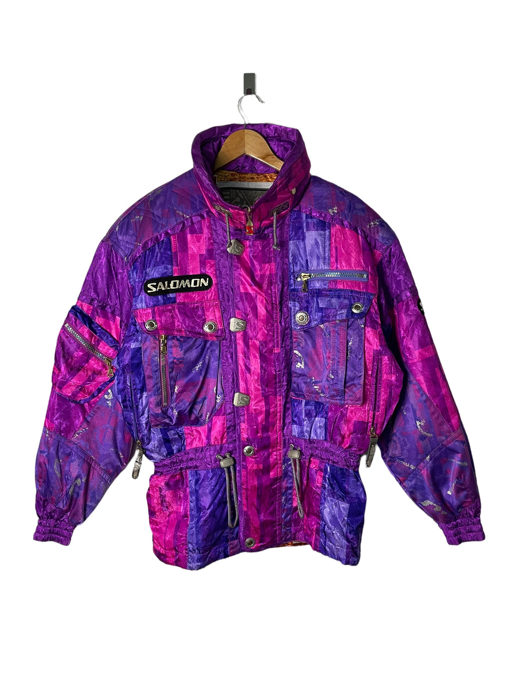 emmer Schijnen ik heb nodig Vintage Salomon Multicolor Ski Jas Winter Wear Jas Puffer - Etsy Nederland