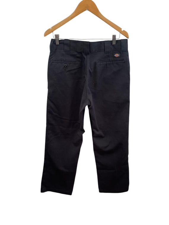 Vintage Dickies 874 Straight Fit Black Work Pants Workwear Sz 33