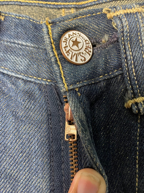 Vintage Levis single R Patchwork Style Jeans W32 - image 6