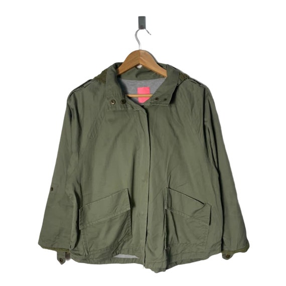 Beams by Beams Plus Green Olive Utility Hunting Hoodie Jacket