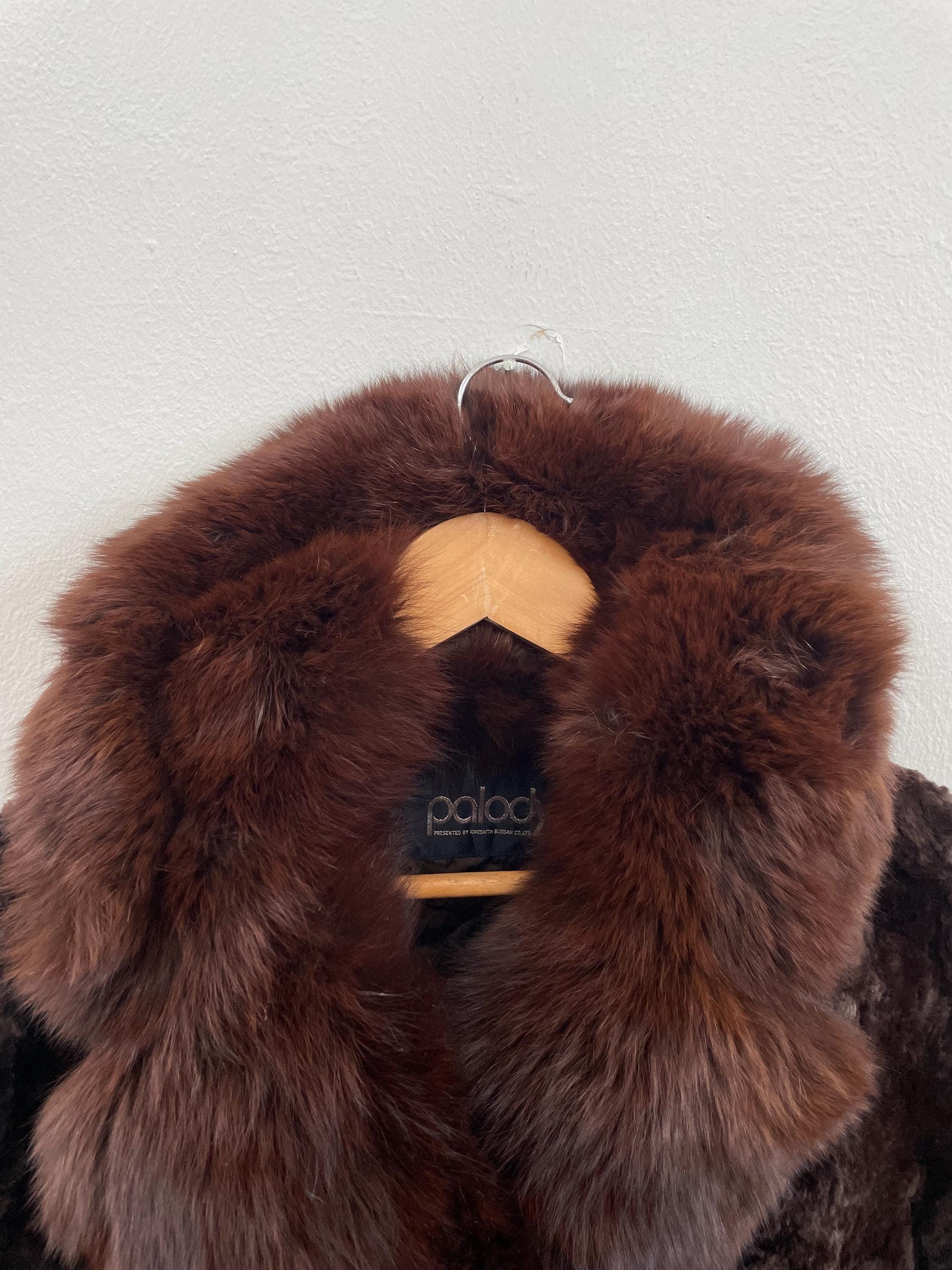 Vintage Faux Fur Jacket - Palody Mitsukoshi Japan - Warm Winter 