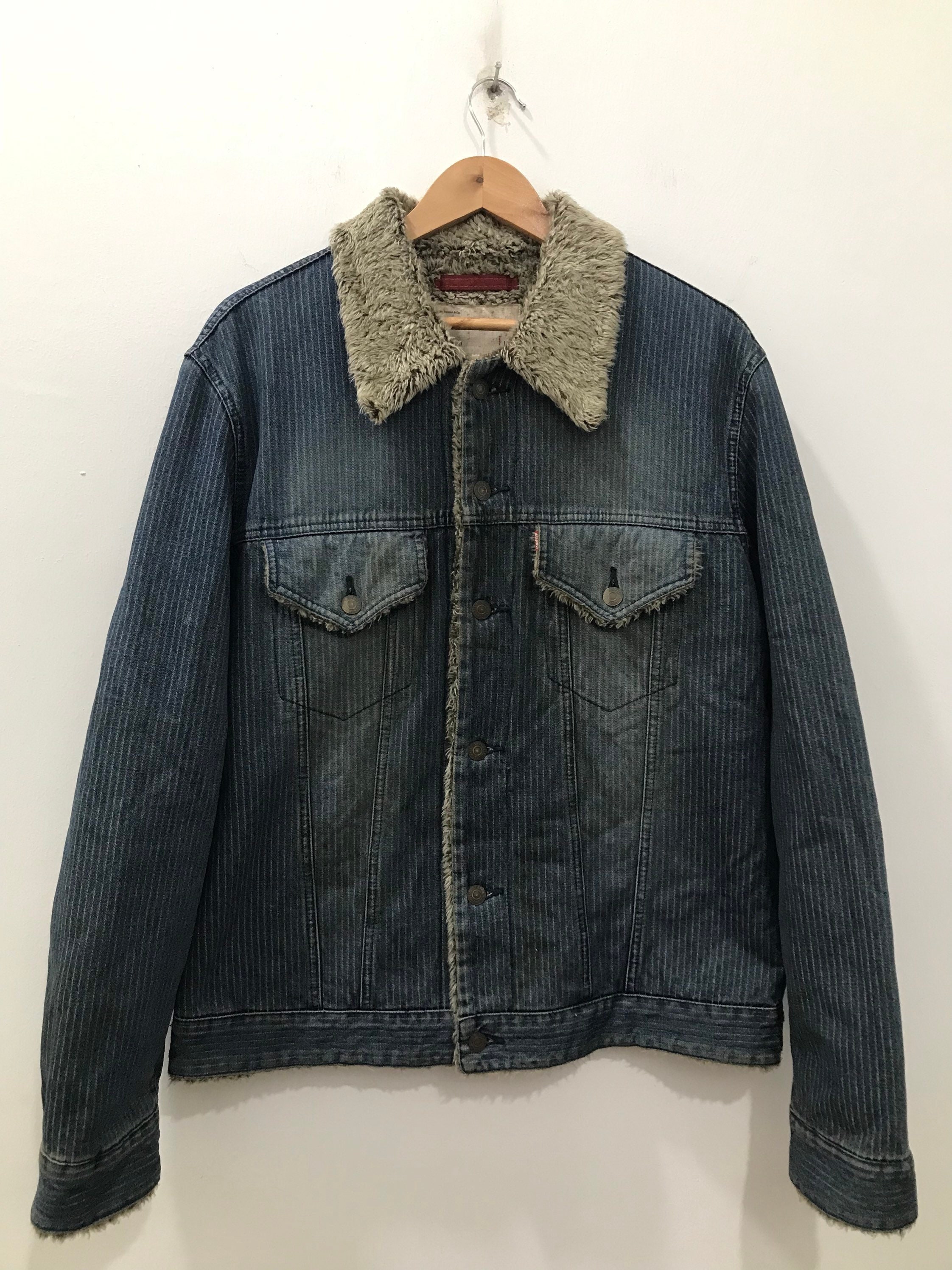 Vintage Levis Redloop Sherpa Indigo 