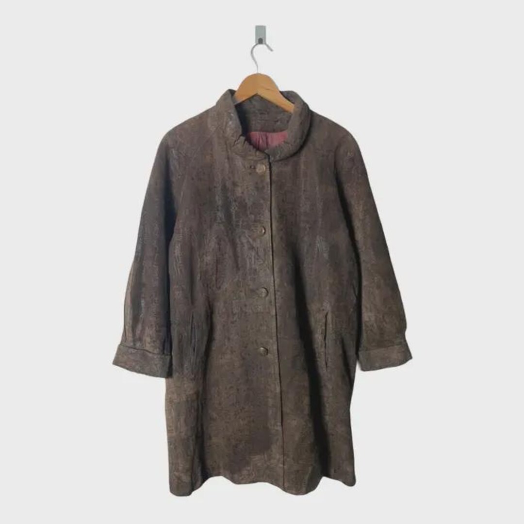 Vintage Japanese Suede Leather Jacket - Etsy